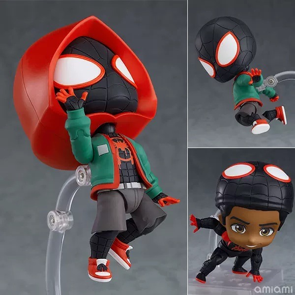 Nendoroid Miles Morales 1180-DX Action Figure Collection ของเล่น