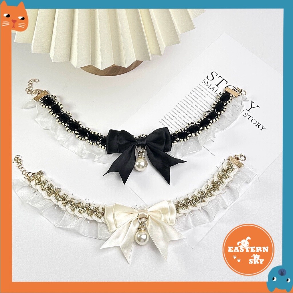 ปลอกคอแมวปลอกคอ, ตกแต่งผ้าเช็ดน้ําลายสุนัข, สร้อยคอเอี๊ยมสัตว์เลี้ยง, หูกระต่ายลูกไม้, ปลอกคอผ้าพันคอ