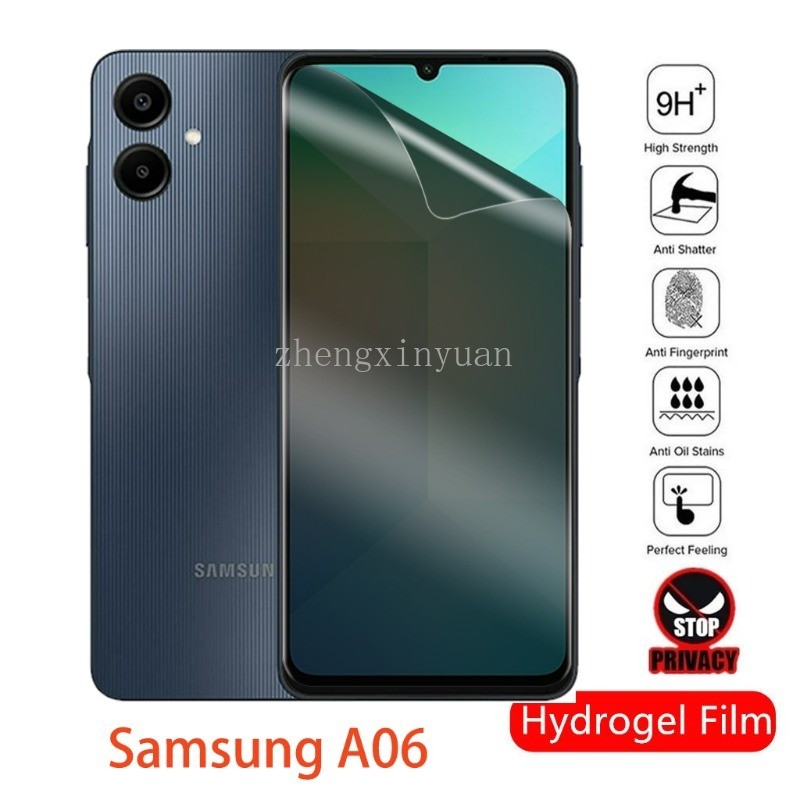 SAMSUNG ฟิล์มไฮโดรเจลความเป็นส่วนตัวสําหรับsamsung Galaxy A06 4G 2024 SamsungA06 GalaxyA06 A 06 Anti