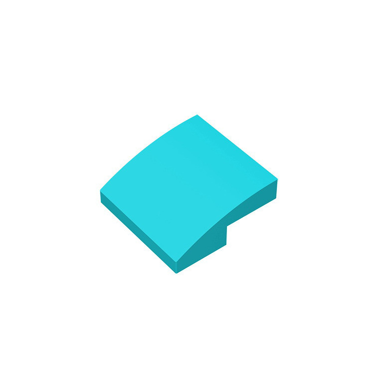 ชิ้นส่วนเลโก้15068ธรรมดา2x2อิฐผิวโค้ง20ชิ้น