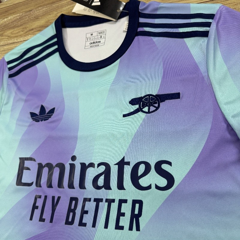 แฟน ๆ ฉบับที่ 24/25 Arsenal เสื้อฟุตบอลและเสื้อยืด 3 S-4XL,สามารถเพิ่มชื่อและหมายเลขของคุณได้