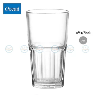 Ocean แก้วน้ำ 420 ml (6ใบ) Centra Hi Ball P01962 โอเชียน แก้วน้ำผลไม้ แก้วเครื่องดื่ม