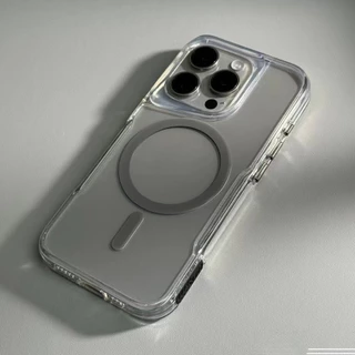 ใหม่สําหรับ iPhone 16 ProMax เคสโทรศัพท์แม่เหล็ก iP 11 12 13 14 15 16 Pro Max โปร่งใส anti drop กันกระแทกเคสโทรศัพท์ Hard ฝาหลัง