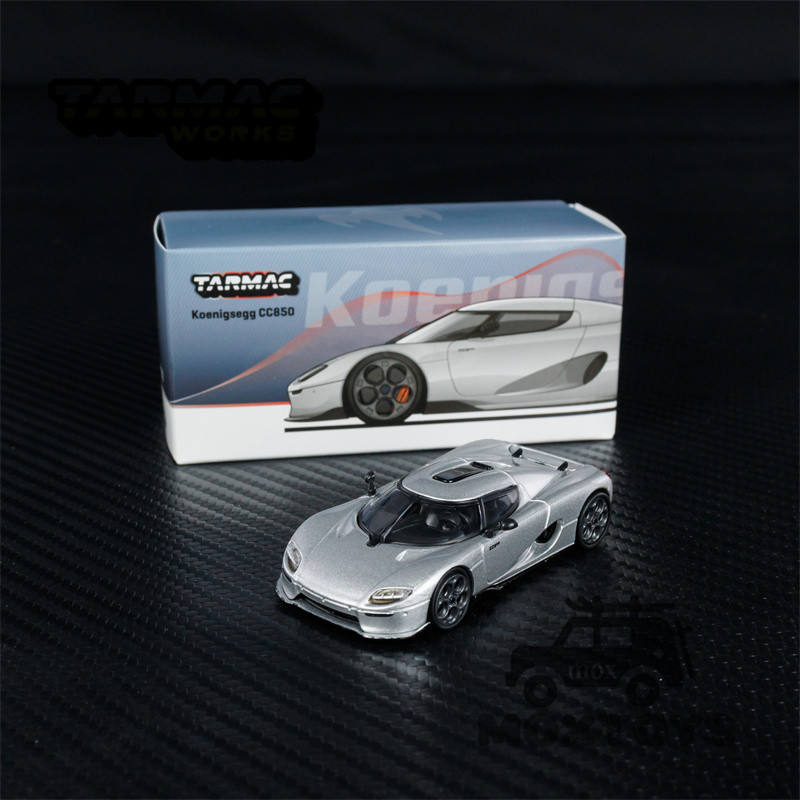 Tarmac Works 1:64 Koenigsegg CC850 Silver รถโมเดลDiecast
