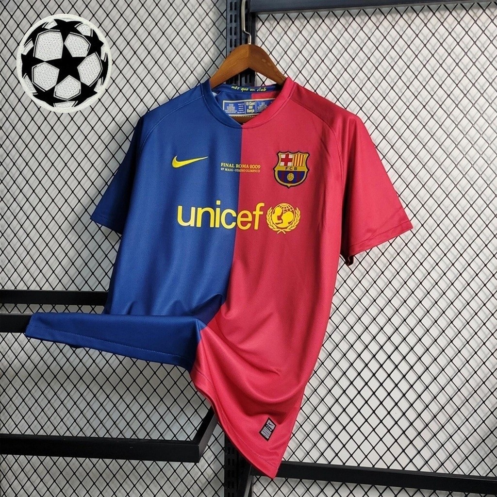 Wlgw 2008-2009 เสื้อฟุตบอล Barcelona Retro