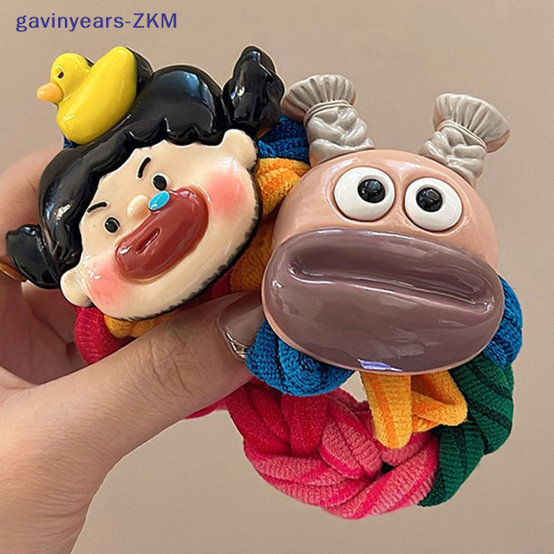 [gavinyears] Kawaii เชือกผูกผมการ์ตูนสําหรับผู้หญิงสาวน่ารักยางรัดอเนกประสงค์ยืดหยุ่นสูงผูกผมแฟชั่นเครื่องประดับผมของขวัญ [TH]