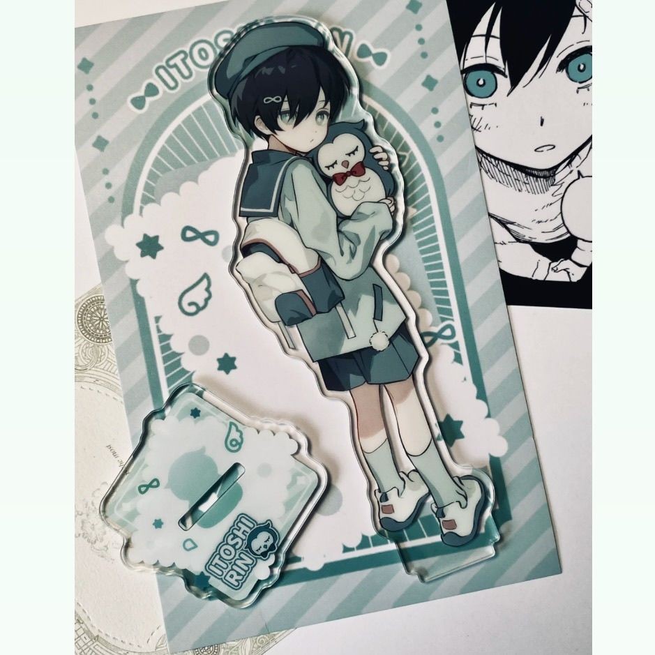 Blue Lock เครื่องประดับตั้งโต๊ะอะคริลิค Itoshi Rin Itoshi Sae Standee ตกแต่ง