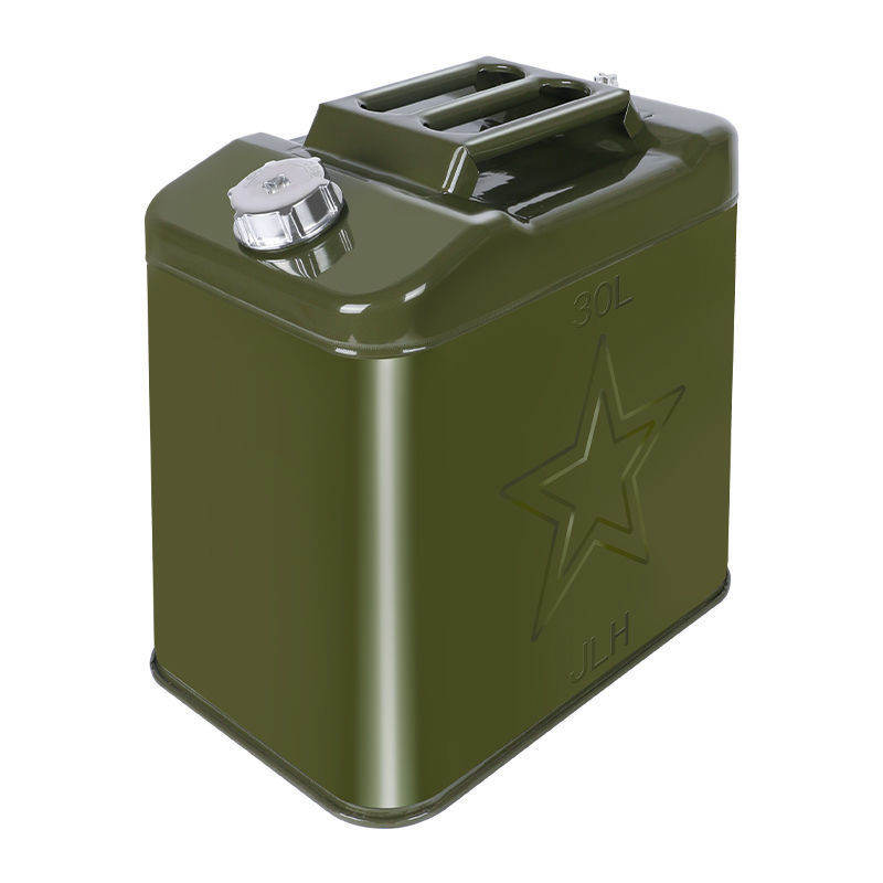 ถังน้ำมันเบนซินหนาถังน้ำมันเหล็ก/30ลิตร20ลิตร10ลิตร5ลิตรถังน้ำมันดีเซลถังเหล็กป้องกันการระเบิดถังน้ำ