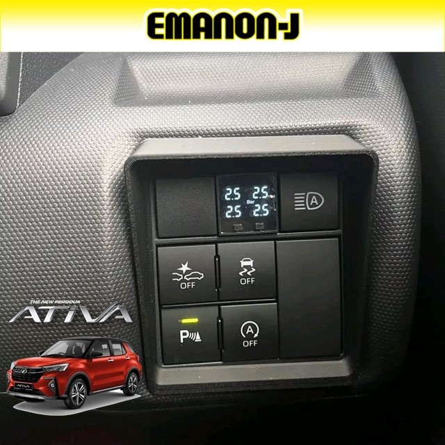 ระบบตรวจสอบความดันยาง TPMS Build In สําหรับ Perodua Ativa