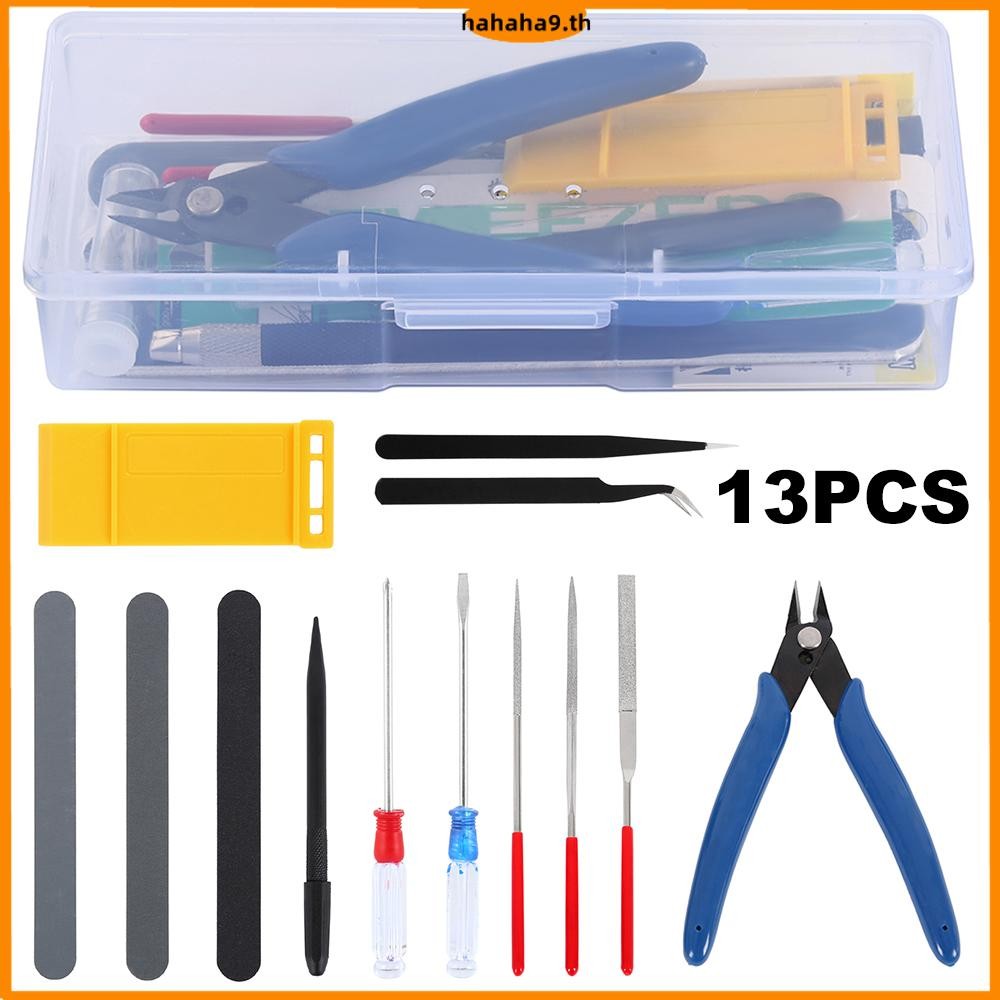 Modeler Basic Tool Set Complete Portable Hobby Building Tool kit Model Fixing DIY Craft kit SHOPTKC6923