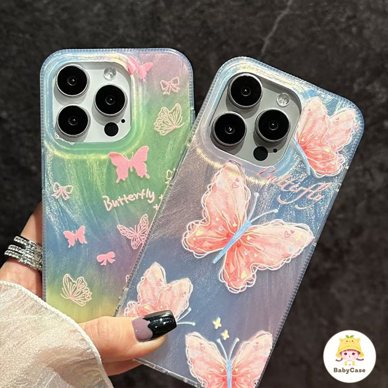 โบว์ผีเสื้อโรแมนติกนุ่ม เคสSamsung A05 A15 A04s A12 A05s A14 A23 A25 A32 A34 A53 A51 A21s A03 A20 A50 A33 A13 A11 - รูปที่ 4