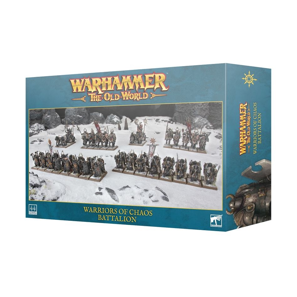 (GWพร้อมส่ง) WARHAMMER THE OLD WORLD: BATTALION WARRIORS OF CHAOS โมเดลเกมจำลอง