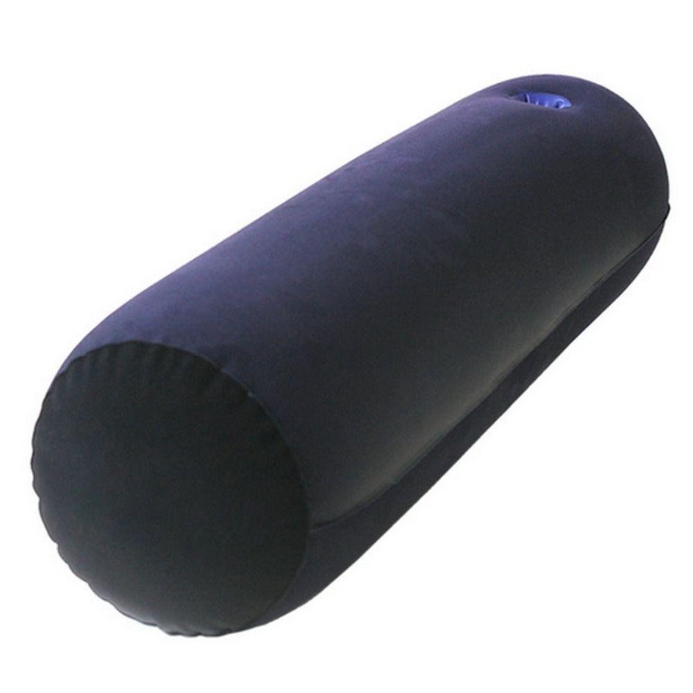 หมอนซิลิโคน BUBBLE, Triangle กระบอก Wedge Blue + Black Magic Cushion, ของขวัญ Inflatable PVC Flocking Soft Relax Cushion Home ราคา ถูกที่สุด ดีลบีเคเค แกลเลอรีภาพที่ 6