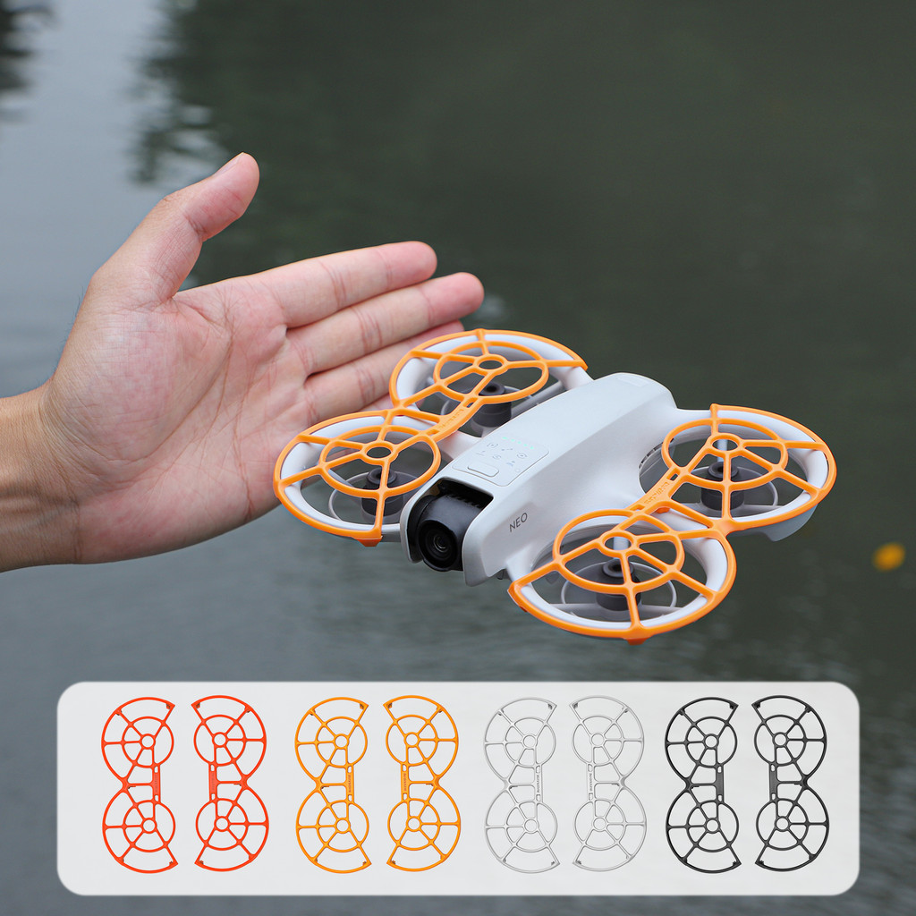 การ์ดใบพัดสําหรับ DJI NEO ฝาครอบป้องกัน, ป้องกันรอยขีดข่วนป้องกันการชนกันใบพัด, แหวน Prop ใบมีดป้องกัน, อุปกรณ์เสริมโดรนป้องกันน้ําหนักเบา