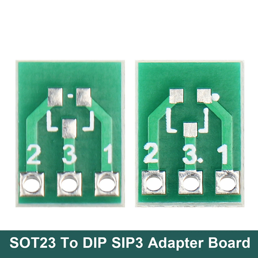 10pcs SOT23 SOT23-3 เปิด SIP3 Double-Side SMD เปิด DIP SIP3 อะแดปเตอร์แปลงแผ่น SOT SIP IC ซ็อกเก็ต P