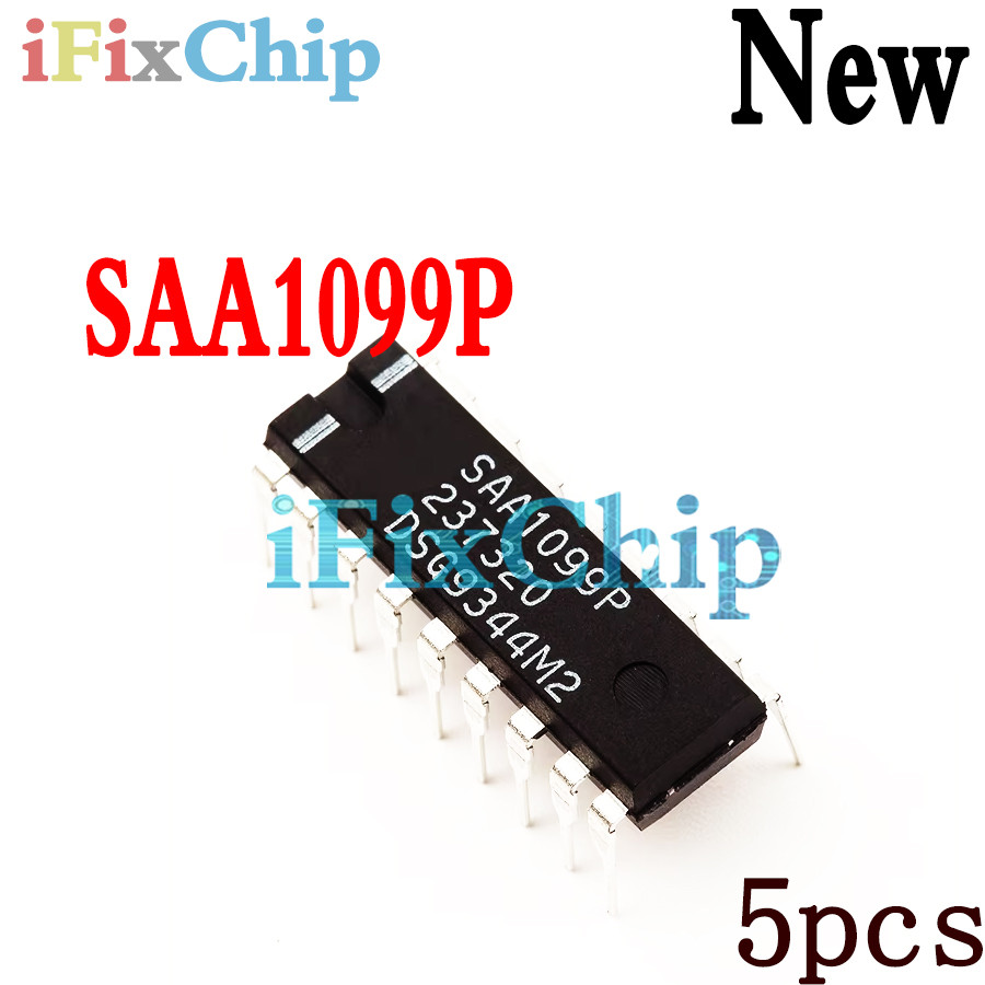 5 ชิ้นใหม่เอี่ยม SAA1099P DIP-18 SAA1099 1099P