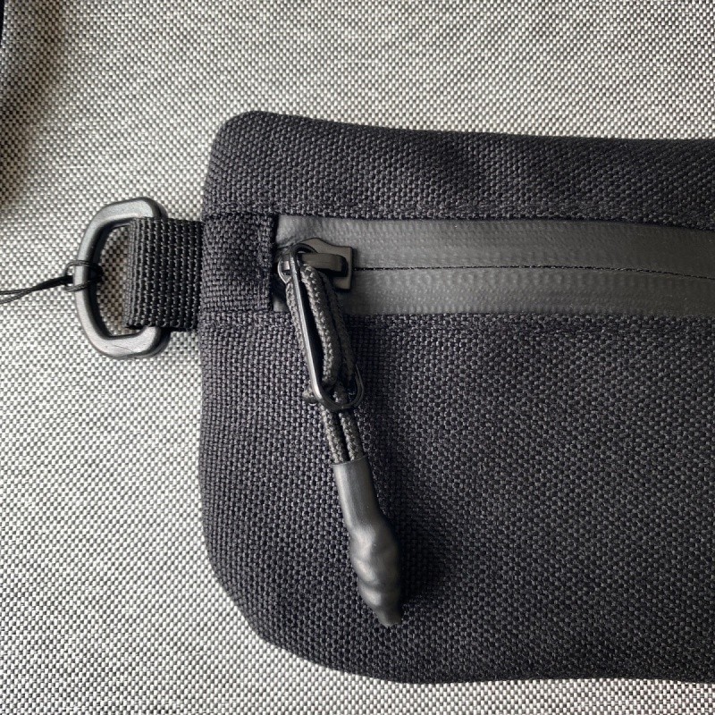 Cordura* กระเป๋าใส่เหรียญกันน้ําน้ําหนักเบา Mini Nylon Key Case แบบพกพา Halter Cards Holder กระเป๋าสตางค์พร้อมเชือกเส้นเล็ก