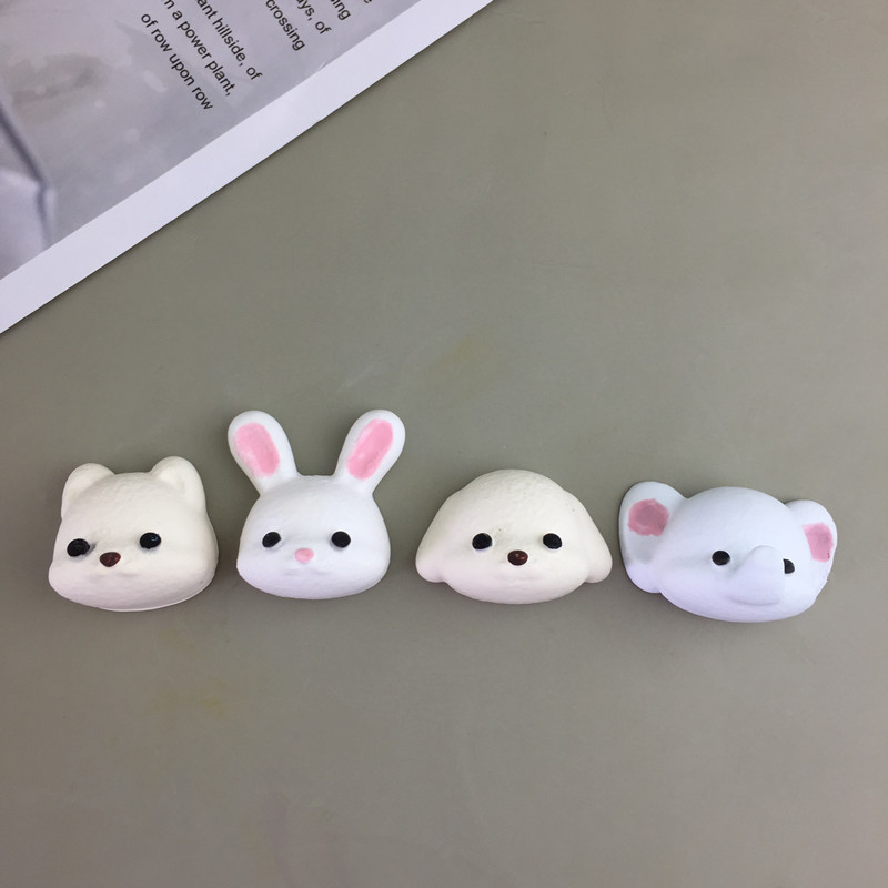 Puppy Bunny Baby Elephant Head Cake Decorative Flip Mold แม่พิมพ์ซิลิโคน