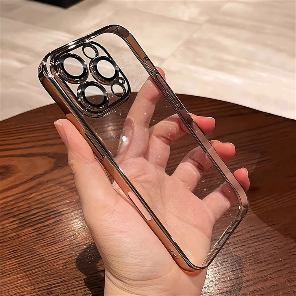 Desert Titanium Shiny Dotsเคสโทรศัพท์โปร่งใสสําหรับIPhone รูปที่ 8