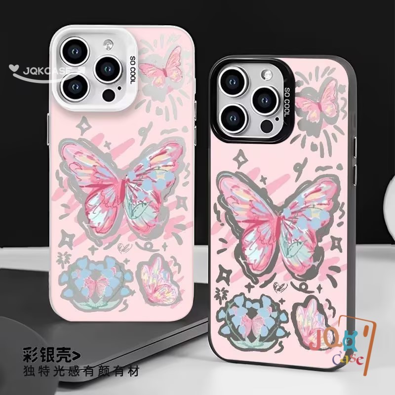 Redmi 12 T 10C 13C10A 9C12C A19 9A A2 10 9 Note13 9 11s 1011 8 10s12 Pro Max ผีเสื้อในฝัน สนุก และหรูหรา ดอกไม้สด เคส