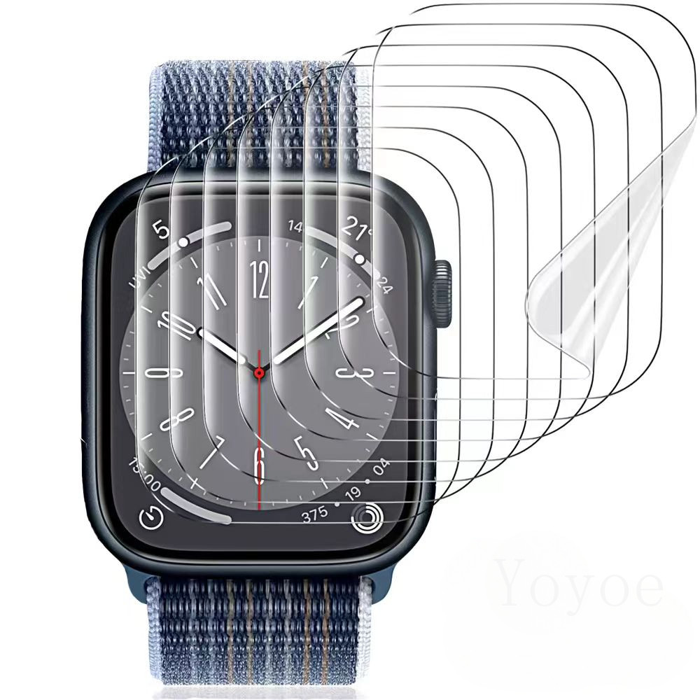 1pcs Hydrogel ฟิล์มสําหรับ Apple Watch 10 9 5 6 SE 3 2 1 46 มม.44 มม.40 มม.38 มม.42 มม.ป้องกันหน้าจอสําหรับ iWatch Ultra 2 49 มม.7 8 41 มม.45 มม.ไม่แก้ว
