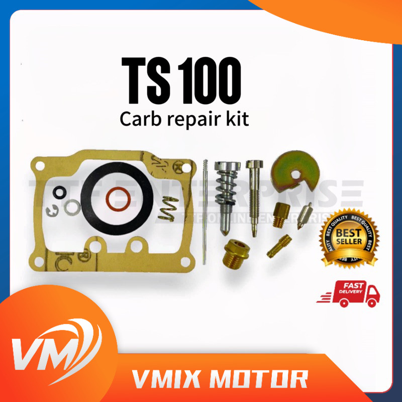 SUZUKI TS100 / 125 CARB REPAIR KIT (A) CARBURETOR KIT SET STANDANRD TS 100 TS-100 TS-125 TS125 TS 12