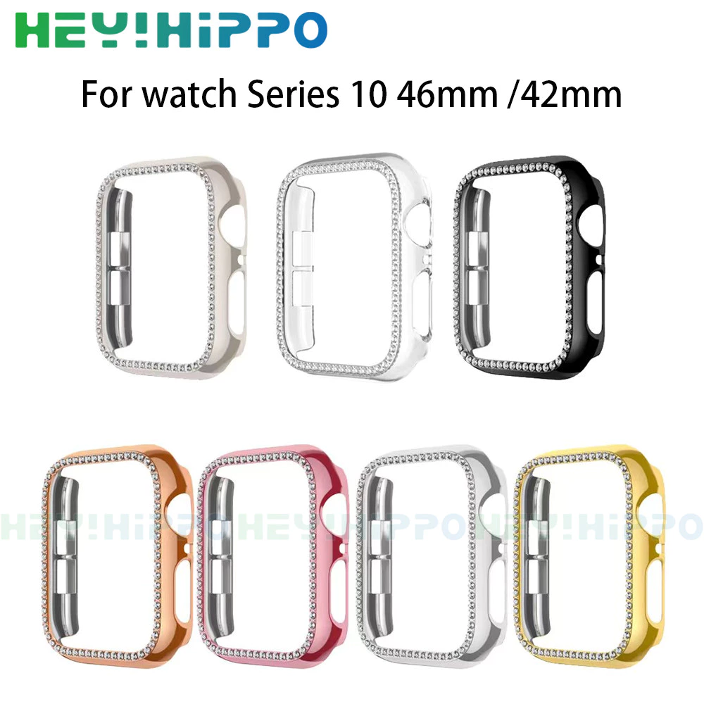ฝังพลอยประกายนาฬิกาสําหรับ ฉันดู ชุด10 46มิลลิเมตร42มิลลิเมตรใสพีซีเคสใสสําหรับ ฉันดู ชุด พิเศษ210 9 8 7 กับ2 กับ 6 5 4 3 45มิลลิเมตร41มิลลิเมตร44มิลลิเมตร40มิลลิเมตรป้องก