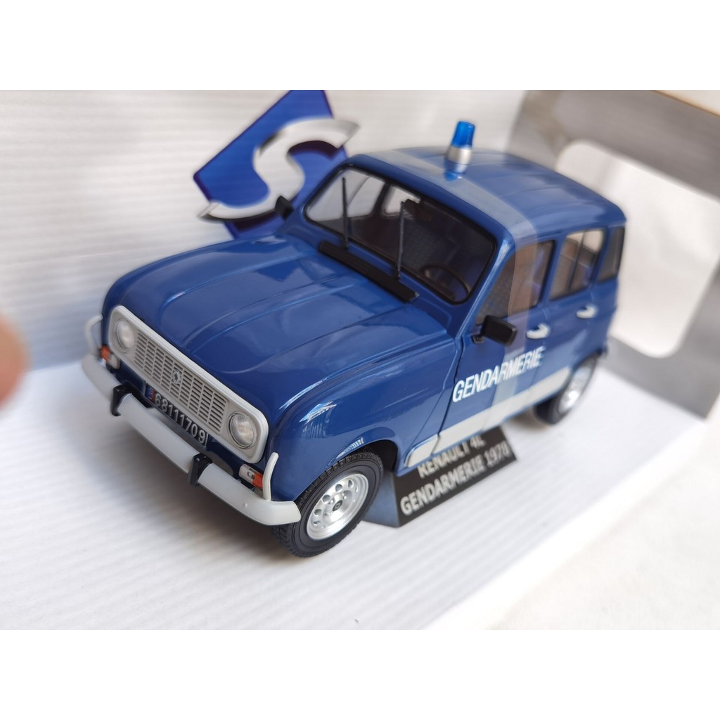 Solido 1/18 renault 4L 1978 renault Car Model Alloy Paint with Rash Out of Print Car Model-