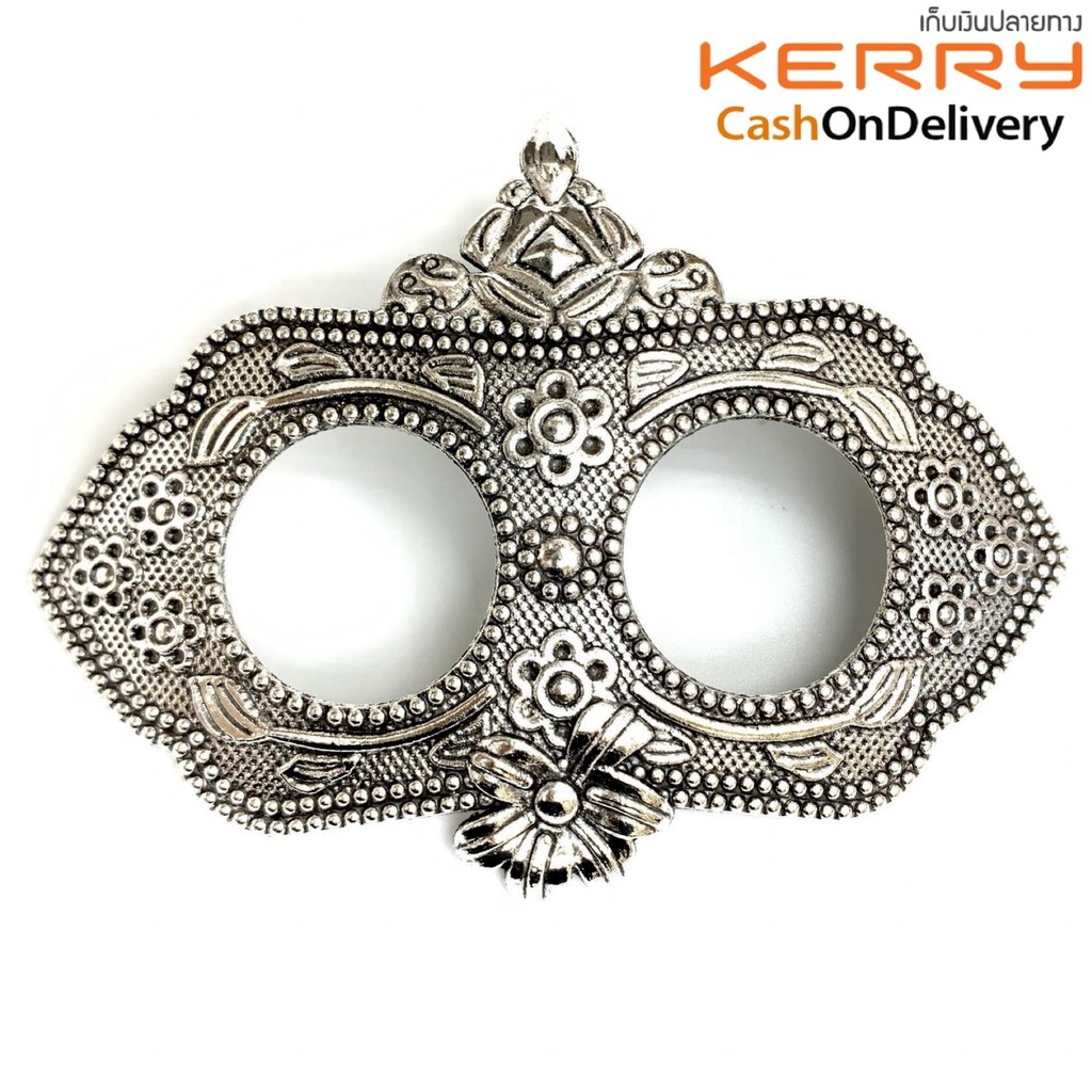 หัวรัดซิ่น ผ้าถุง Vintage Jewelry เครื่องประดับไทย หัวรัดผ้าถุง หัวเข็มขัด สีเงินรมดำ