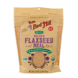 Bob's Red Mill Organic Golden Flaxseed Meal |เมล็ดแฟลกซ์บด ออร์แกนิค 453g | Sunshine Market