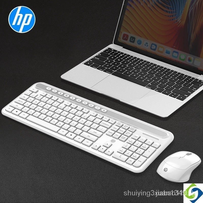 ต้นฉบับ HP CS500 2.4กรัมไร้สายใบ้แป้นพิมพ์ชุดเมาส์ USB ไร้สาย114คีย์แป้นพิมพ์และเมาส์ Combo Plug & P