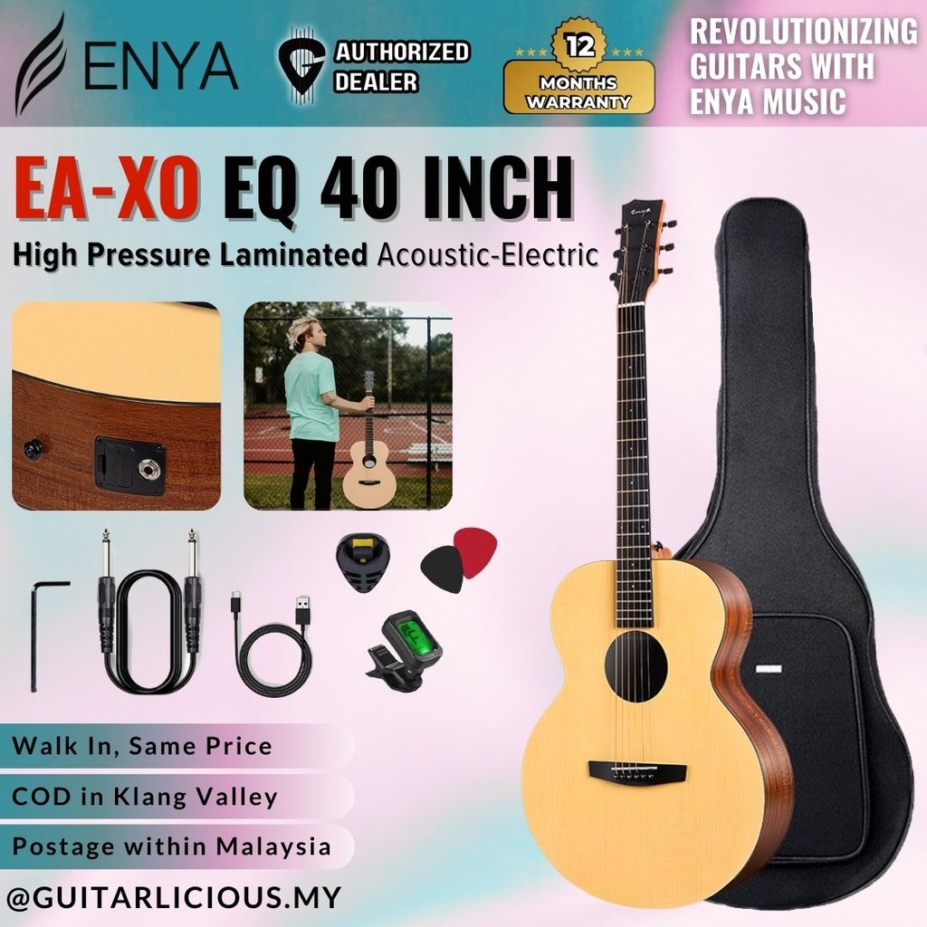 ENYA EA-X0 EQ 41" HPL Spruce Top Acoustic-Electric Guitar with Transacoustic SP1 Pickup ( ENY-EA-X0-