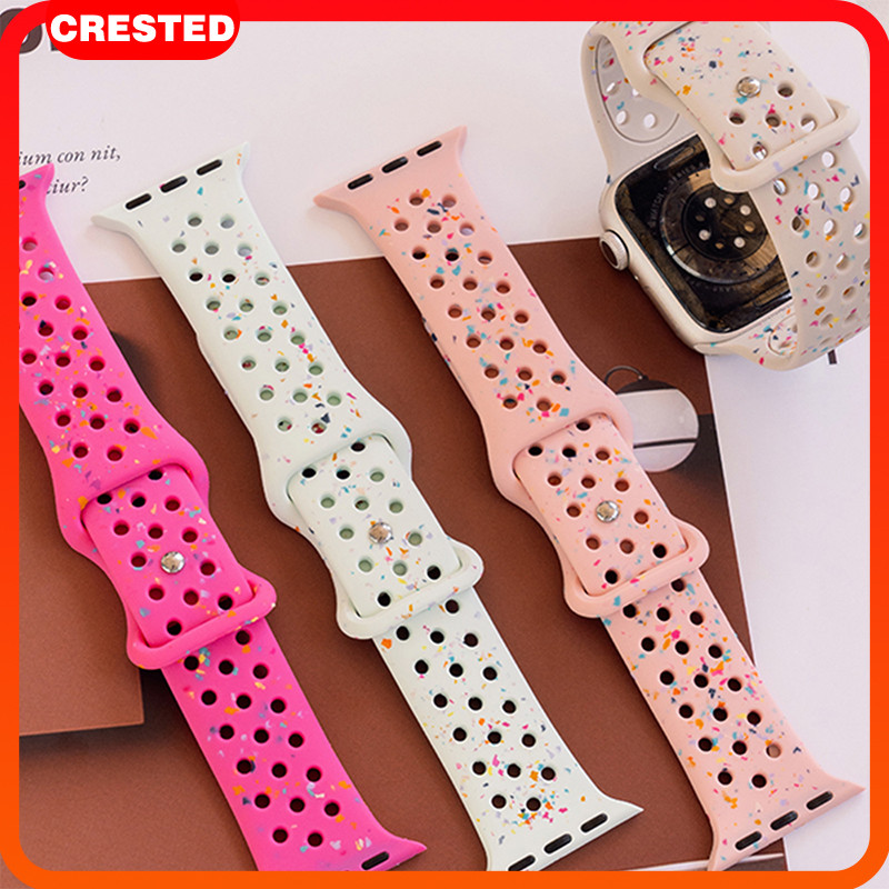 สายยางรัดสำหรับ for Apple Watch Series 11 10 9 8 7 6 6 5 4 IWatch Ultra/SE 3 2 49มม 46มม 45 44มม 40 42 38มม อุปกรณ์เสริม