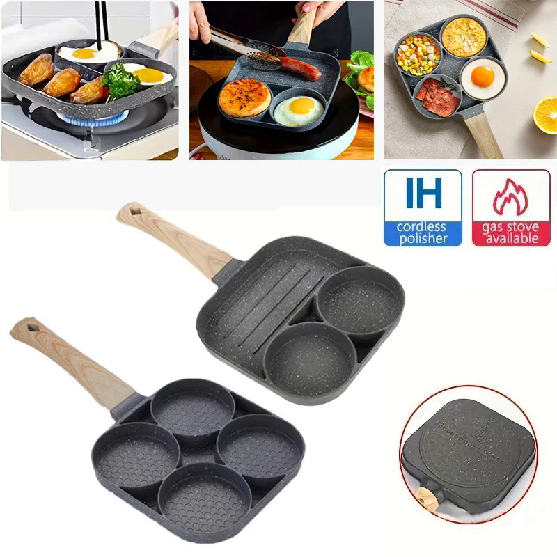 Kitchen Egg Frying Pan Nonstick Pancake Pans 3/4-Cups Cookware Pancake Pan Egg Pan Suitable for Gas 