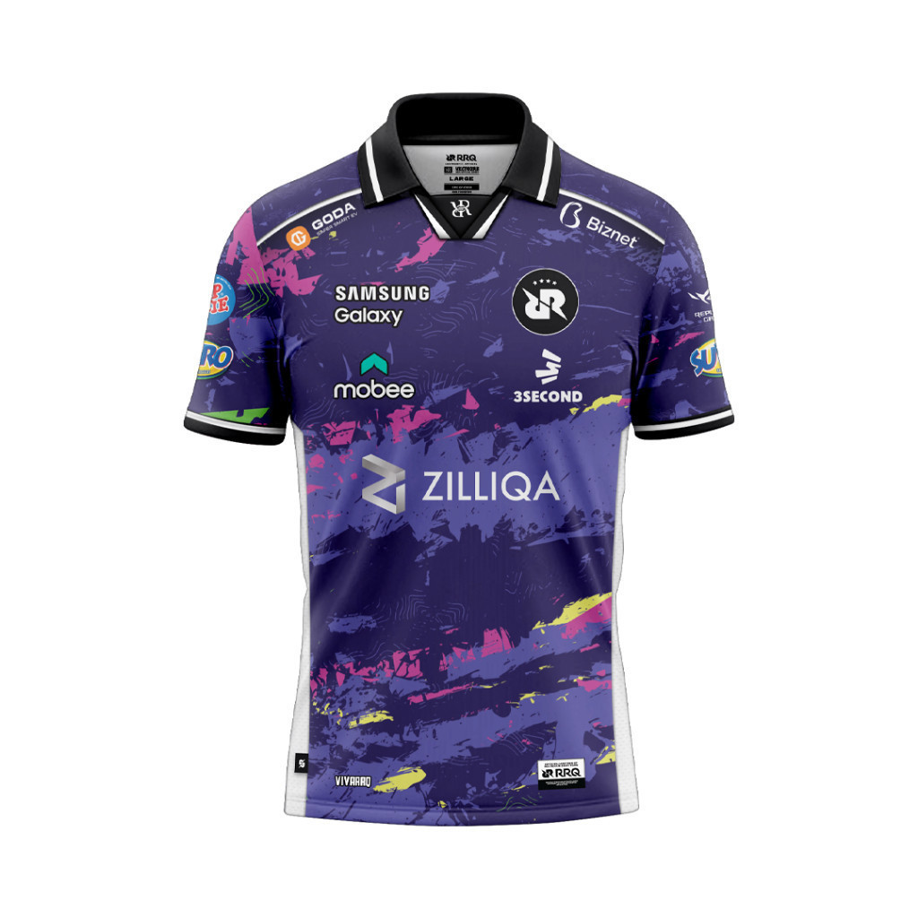 Jersey RRQ 2024 S14 Hoshi Jersey RRQ VICTOIRE PRO 2024 ล่าสุด RRQ Esports เสื้อกีฬาความร้อนระเหิดชาย