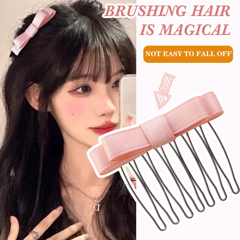 สไตล์เจ้าหญิงใส่หวีคลิป-หวานบัลเล่ต์ Bowtie หวีผมฝรั่งเศส Hairpin - สาว Barrettes Sidebangs ปิ่นปักผมหญิงผมจัดแต่งทรงผม Decors