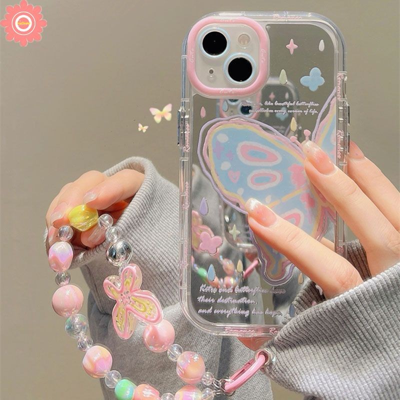 สําหรับvivo Y15 Y18 Y17s Y22 Y51 Y11 Y03 Y16 Y22s Y15s Y12 Y27 Y17 Y20i Y21 Y28 Y20 Y55 Y12s Y50 Y12A Y31s Y02 V21s Y21s Y21 Y21 Y31sสร้อยข้อมือผีเสื้อหัวใจฝันรัก