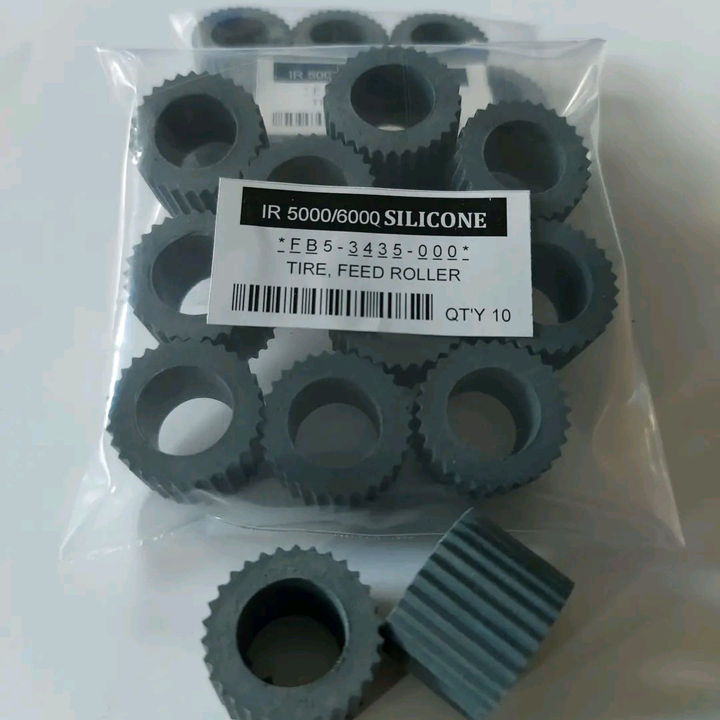 READY (10 ชิ้น) FEEDROLL OPPONENT SPONGEROLL GEAR CANON IR 5000 6000 6570 5075 5570 5050 SERIES FB5-3435-000