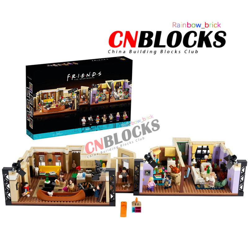Creator Expert 10292 The Friends Apartments Model Building Kit (2048+ ชิ้น) บล็อกตัวต่อสําหรับเด็กขอ