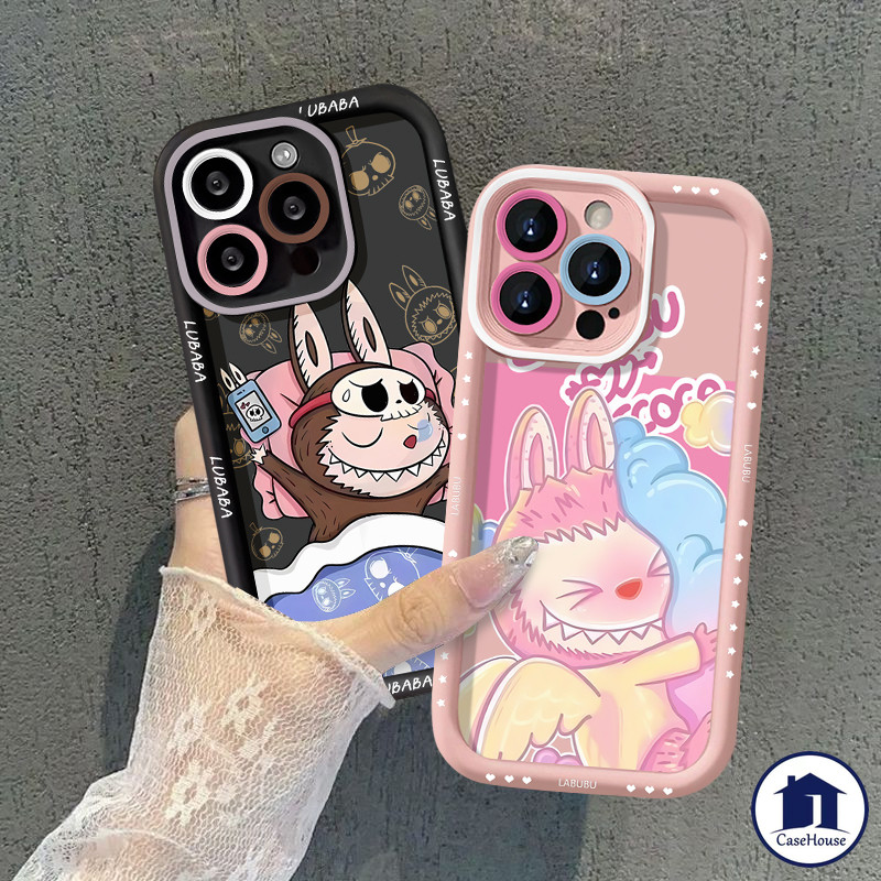 เคสนิ่ม Labubu สีสันสดใส เข้ากันได้กับ OPPO A58 A54 A16 A12 A7 A38 A15 A5s A17 A53 A76 A3s A77 A78 A33 A15s A57 A96 A36