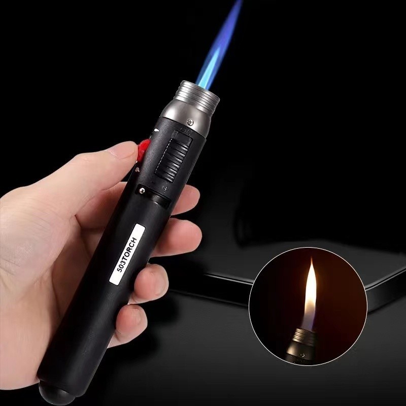 HONEST ไฟฟู่ ไฟแช็ก หัวพ่นไฟ หัวพ่นแก๊ส ทนต่ออุณหภูมิสูงถึง 1300 องศา แบบเติมแก๊สได้ รุ่น503 F00030