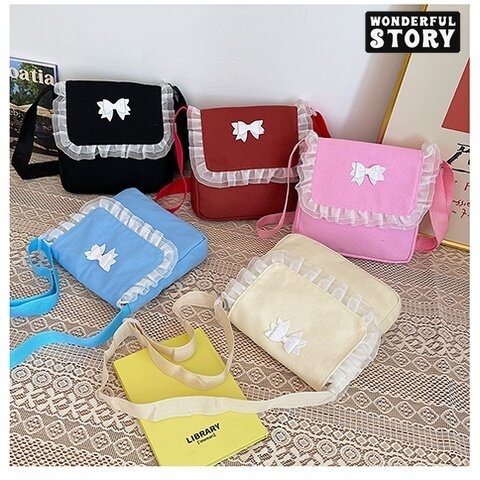 【พร้อมส่ง】wonderful story กระเป๋าสะพายข้าง กระเป๋า กระเป๋าแฟชั่นผู้หญิง กระเป๋าสะพาย กระเป๋าสไตล์เกา
