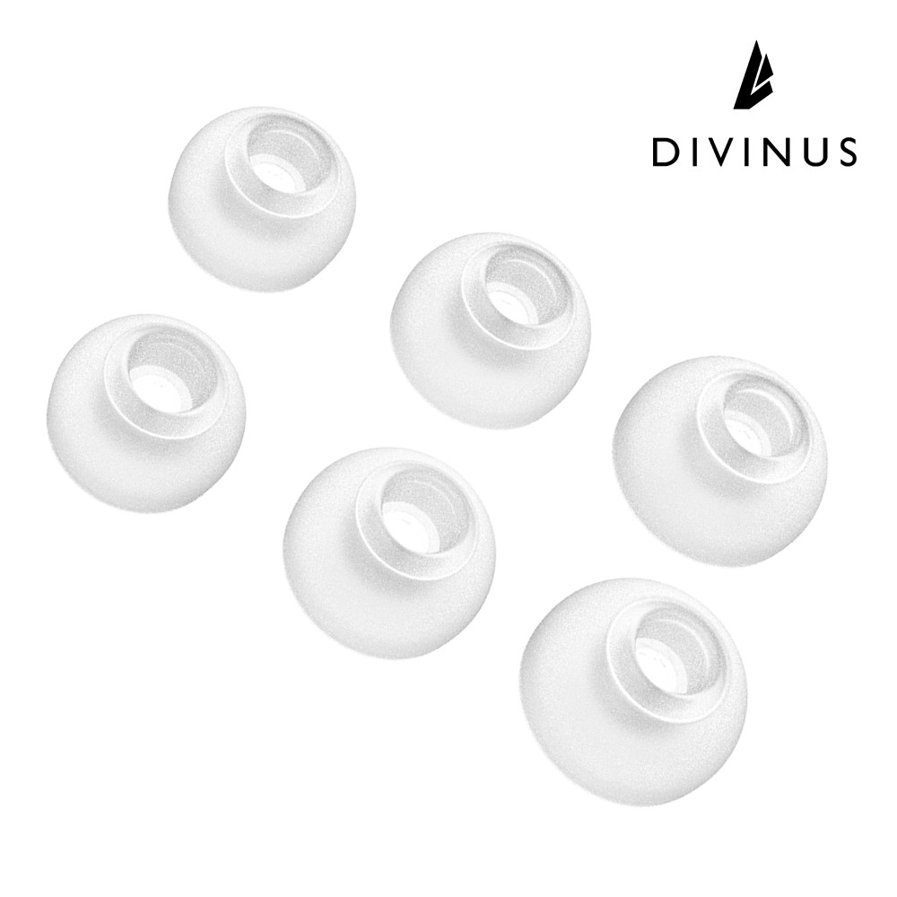 Divinus Velvet Eartips สําหรับ TWS หูฟังไร้สาย Comfortness แรงดันต่ํา Wider Loop หูฟังเคล็ดลับหูสําหรับ 3 มม.-5 มม. หัวฉีด