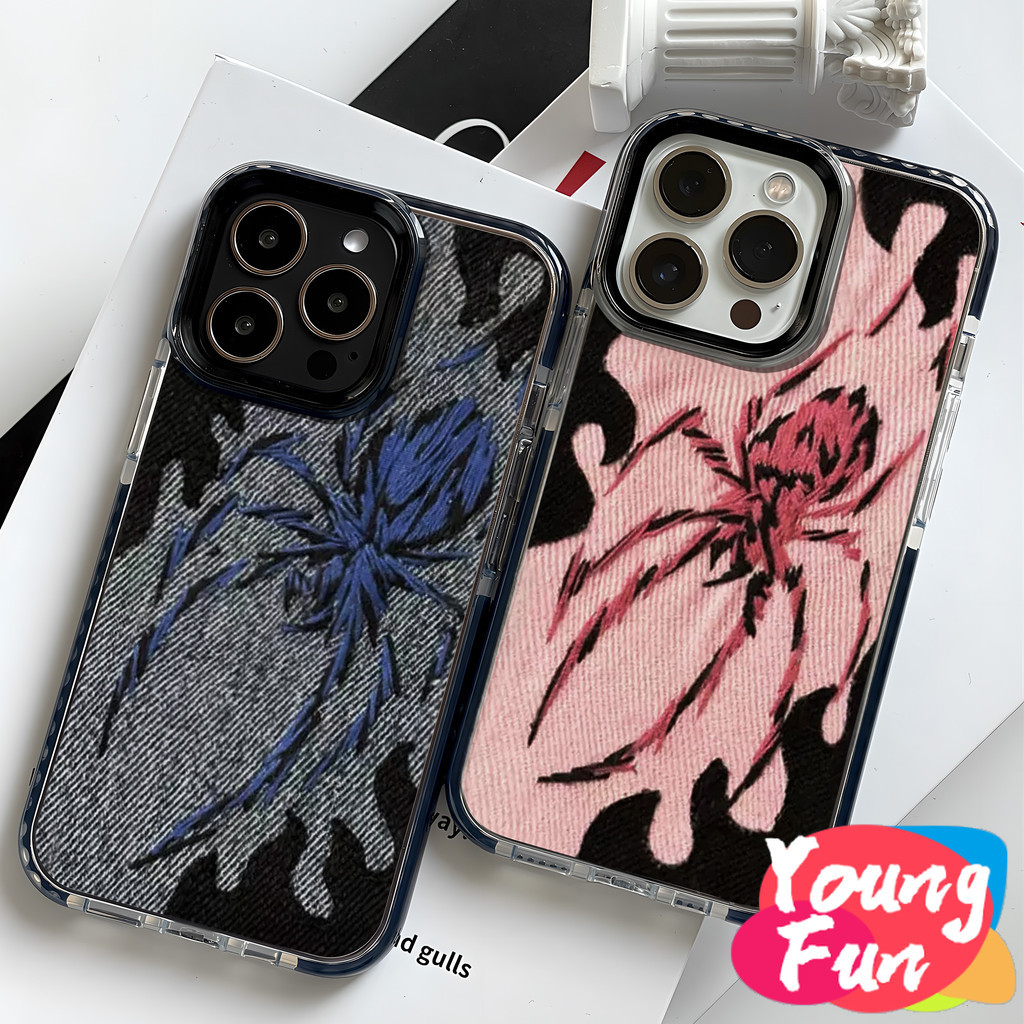 พิมพ์ลายยีนส์ สําหรับiphone 15 Pro Max 11 14 XR 13 12 Pro Max 8 7 6 6S Plus X Xs Max Se 2020 13 12 11 Softโปร่งใสTPUเคสโทรศัพท์กันกระแทก