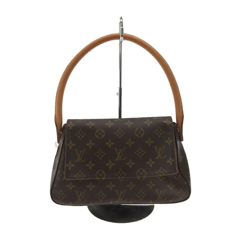 LOUIS VUITTON Handbag Mini Looping_Monogram_BRW M51147 PVC BRW Direct from Japan Secondhand