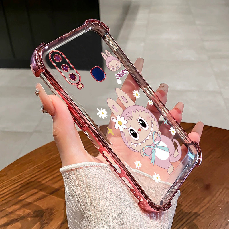 เคส VIVO Y11 Y12 Y15 Y17 Y19 1901 1902 1906 เคสโทรศัพท์ ซิลิโคน ป้องกันสี่มุม HDTZ - รูปที่ 5