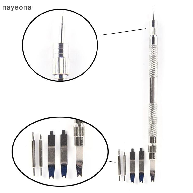 [NAY] สายนาฬิกาโลหะมืออาชีพ Spring Bar Link Pin Remover ชุดเครื่องมือซ่อม EON