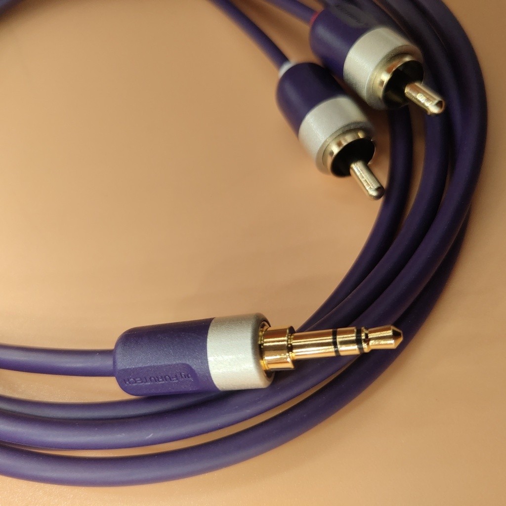 ญี่ปุ่น Furutech Furutech Furutech ADL iD35R 3.5 มม.ปลั๊ก RCA One Point Two คริสตัลทองแดง Silver-Plated สายสัญญาณเสียง - รูปที่ 4