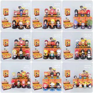 สถานที่ท้องถิ่น 6 ชิ้น/เซ็ต NARUTO คอสเพลย์ Itachi Sasuke Kakash Action รูปอะนิเมะ COD สต็อกตุ๊กตาของเล่นสําหรับเด็กของขวัญคอลเลกชันเครื่องประดับรถตกแต่งบ้านเค้กตกแต่ง Gacha Orochimar