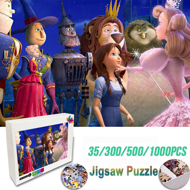 Disney The Wizard of Oz Jigsaw Puzzle Anime Diy Mini Wooden Puzzle Jigsaw Puzzle for Kids Educationa